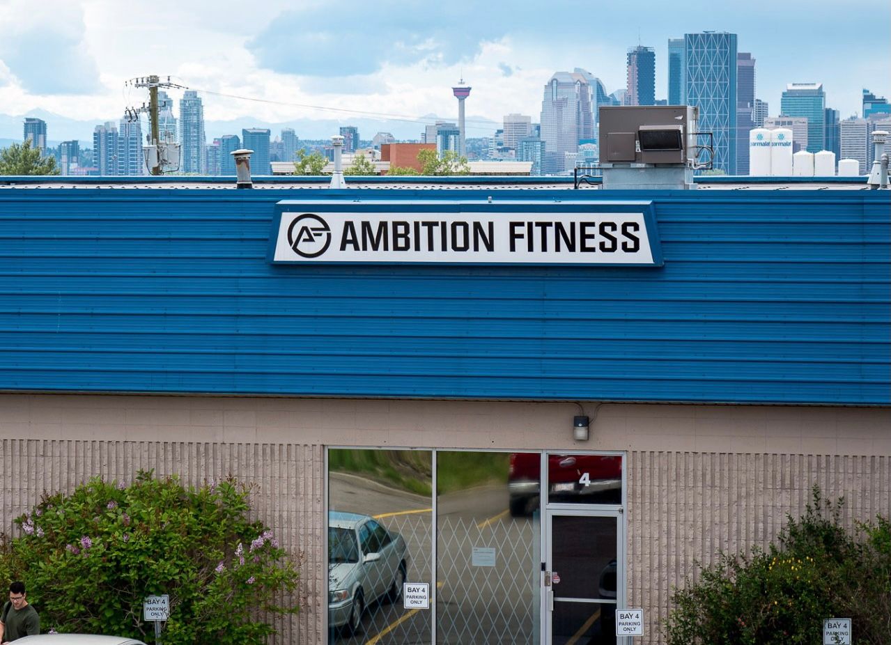 Fitness trainer working with client